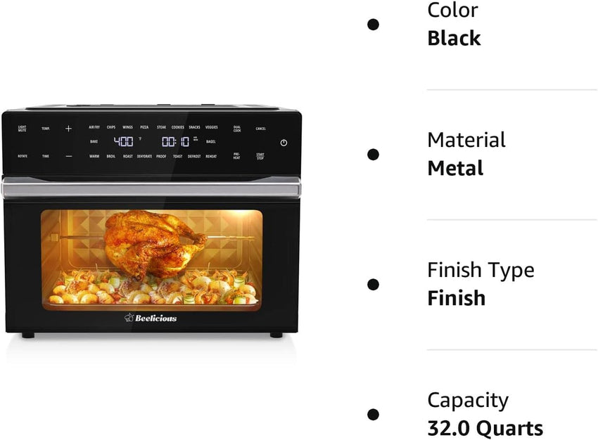 Extra Large Air Fryer. 19-in-1 Air Fryer Oven Combo
