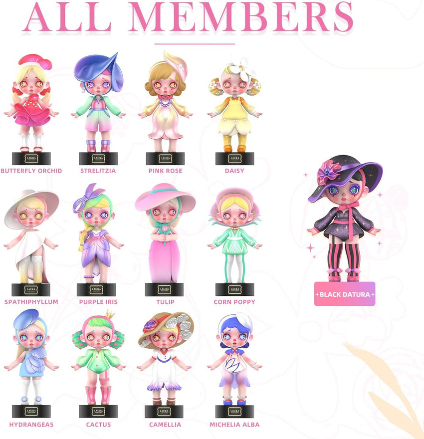 12-Pack Blind Box. Fashion Trendsetters Series Cute Blind Box Action Figures Popular Collectible Toys Birthday Halloween Christmas Gifts