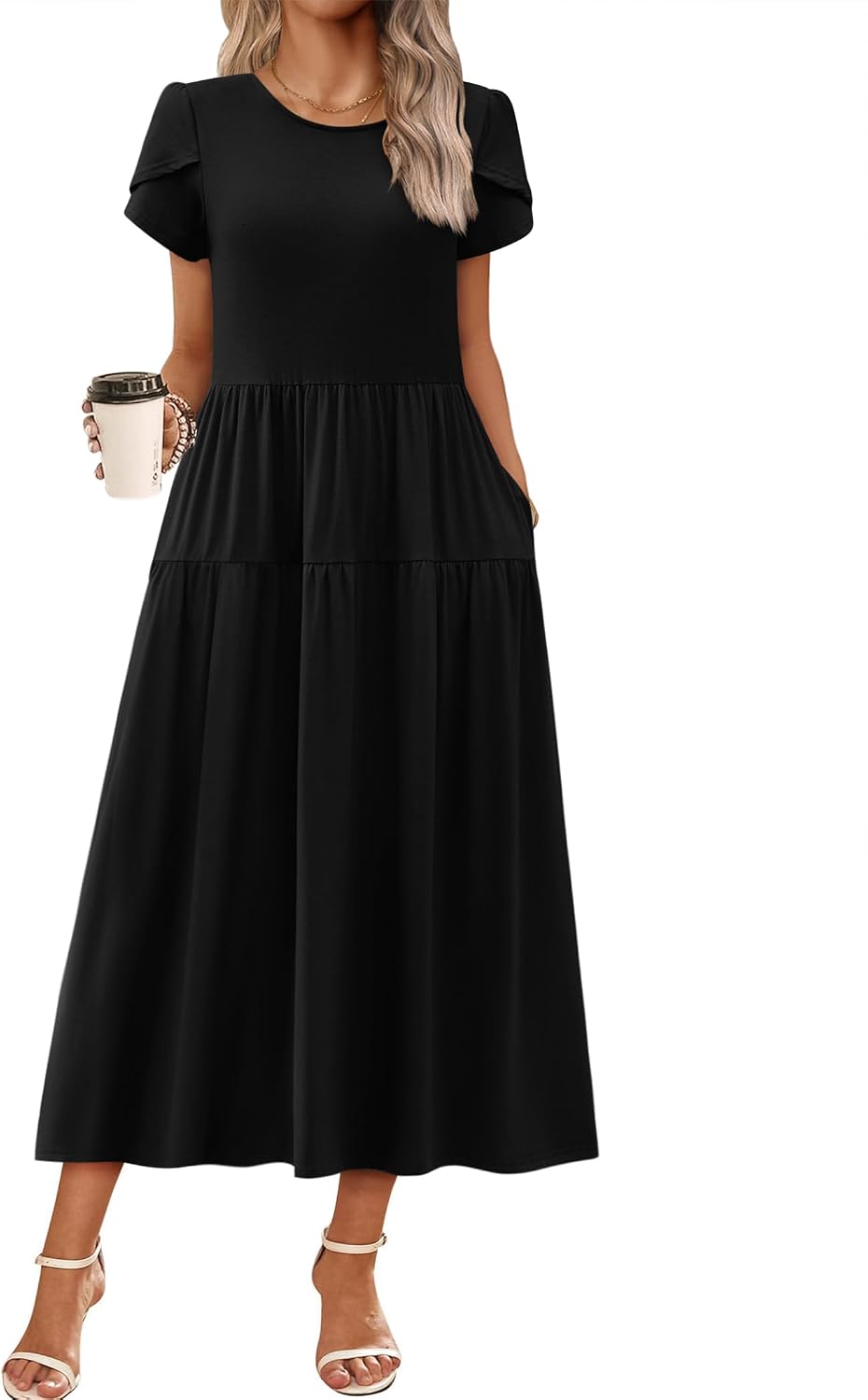 Summer Dresses for Women 2026 Casual Loose Bohemian Floral Dress