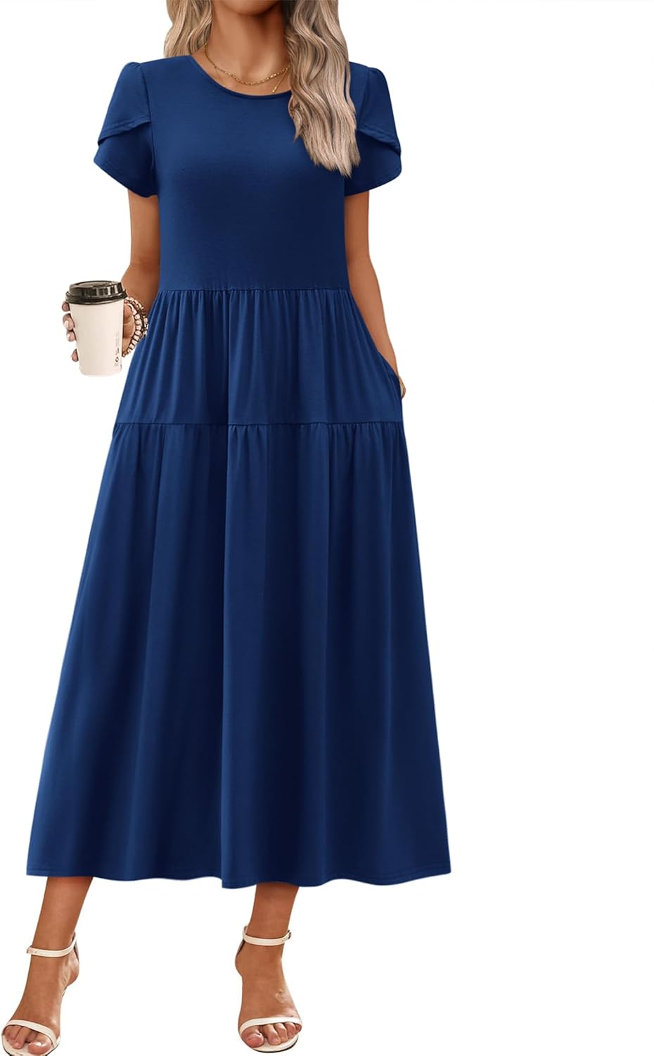 Summer Dresses for Women 2026 Casual Loose Bohemian Floral Dress
