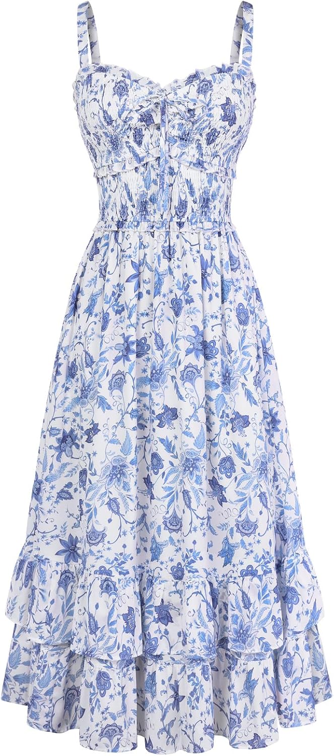 Women's Floral Cottagecore Dress