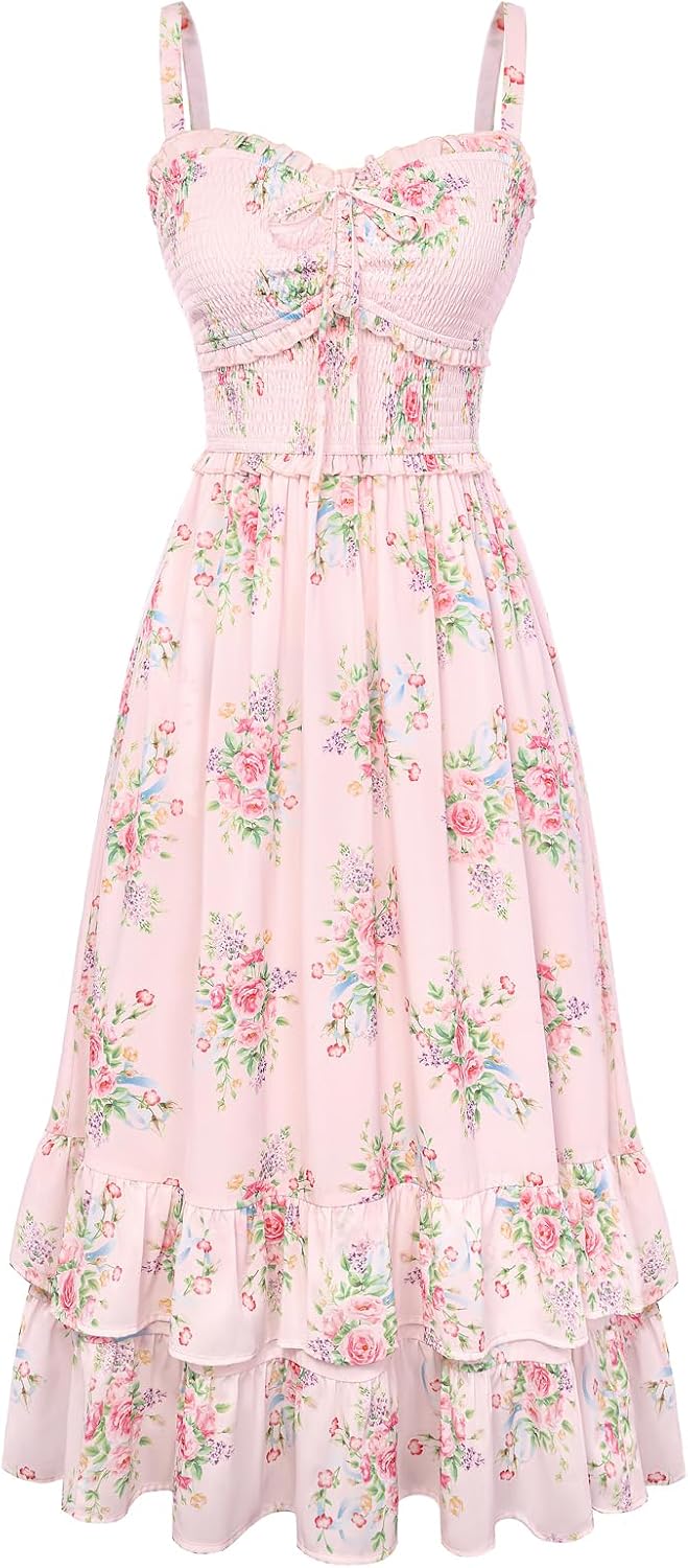 Women's Floral Cottagecore Dress