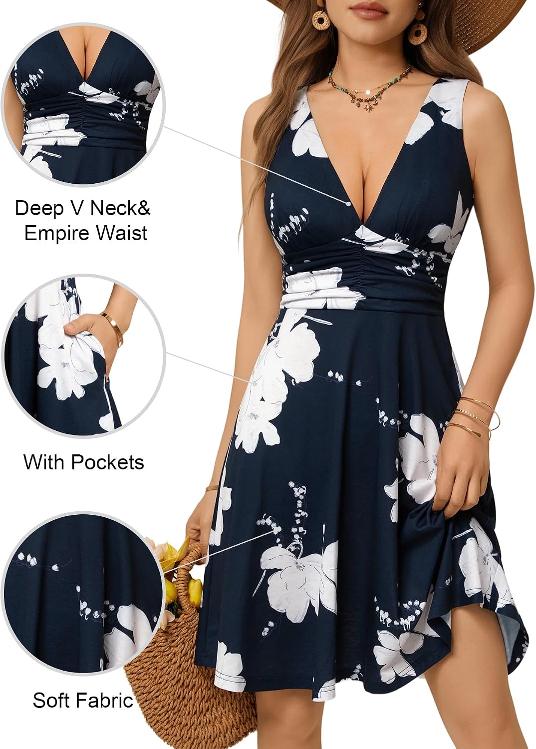 Casual Summer Dresses Beach 2026 A-line Sundress