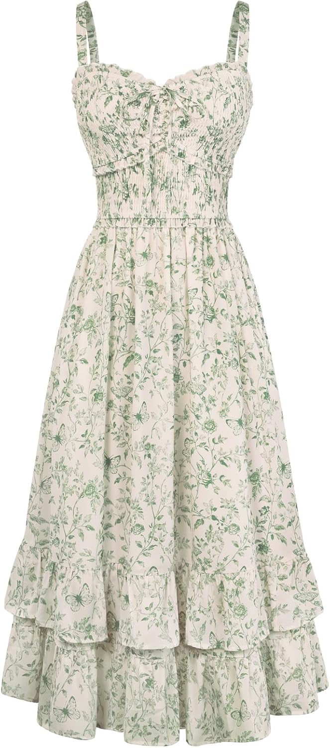 Women's Floral Cottagecore Dress