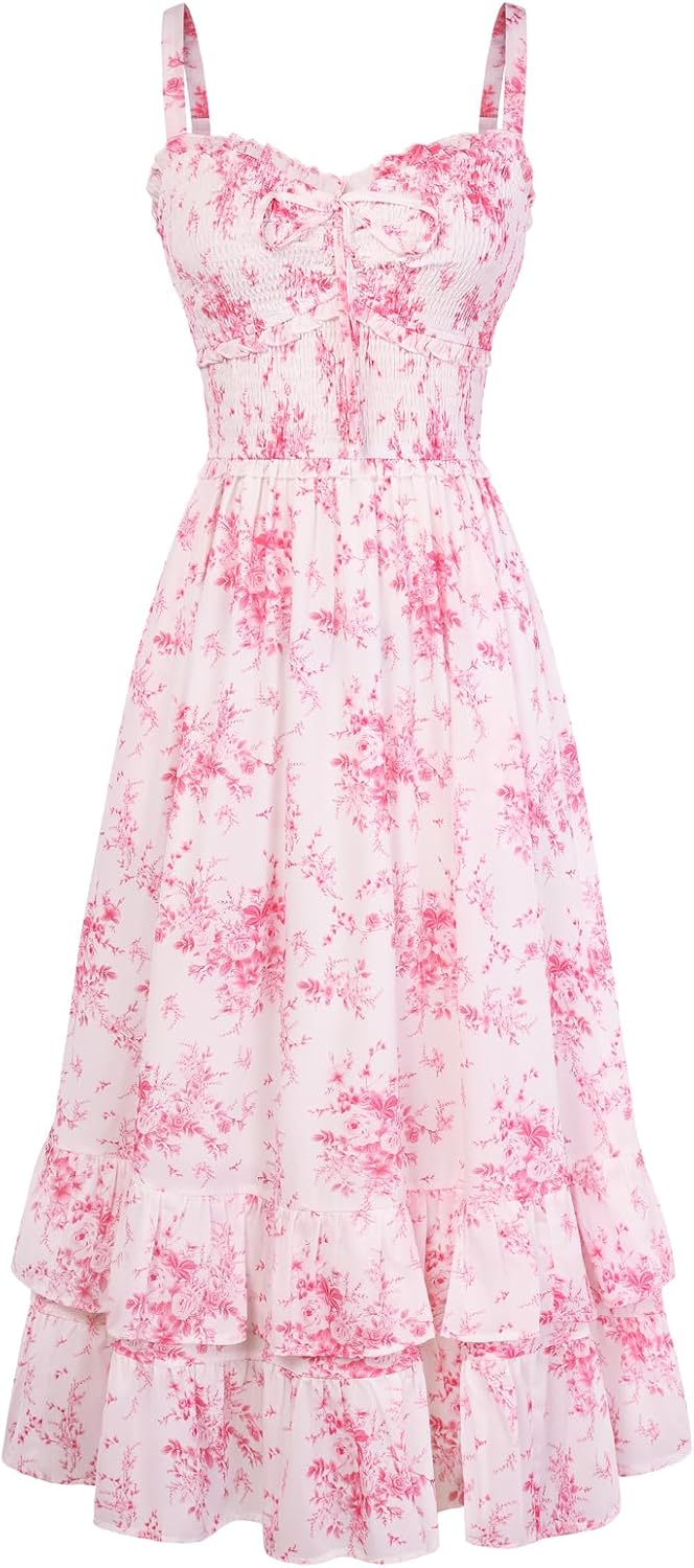 Women's Floral Cottagecore Dress