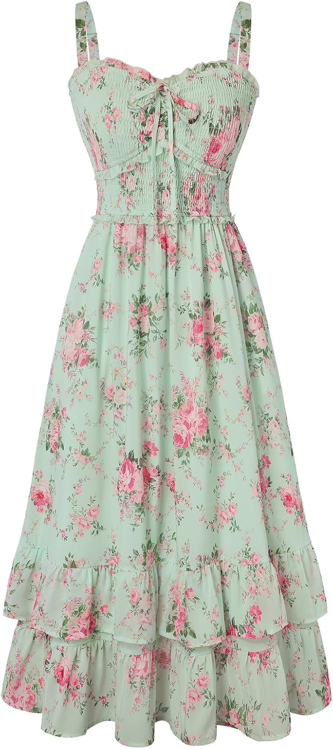 Women's Floral Cottagecore Dress