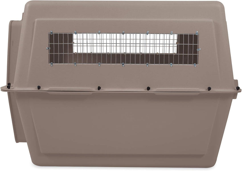 Petmate Ultra Vari Dog Kennel for Extra Large Dogs (Durable. Heavy Duty Dog Travel Crate. Made with Recycled Materials. 48 in. Long) 90 to 125 lbs. Made in USA