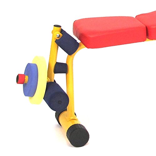 Redmon Fun and Fitness Exercise Equipment for Kids - Weight Bench Set.Incline
