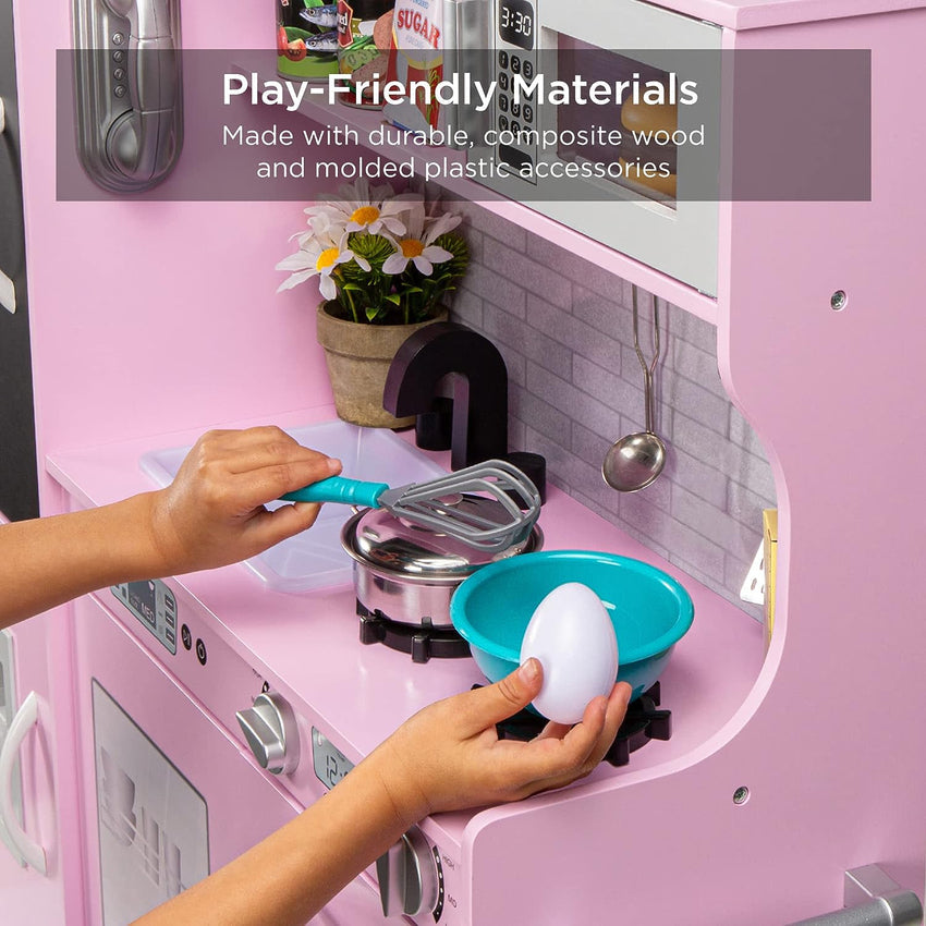 Best Pretend Kitchen Wooden Toy Set for Kids
