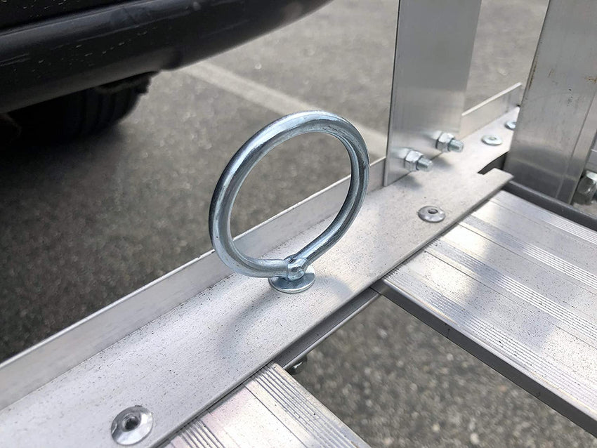 80779 Aluminum Hitch Mount Cargo Carrier with 47′′ Long Ramp. 1 Pack