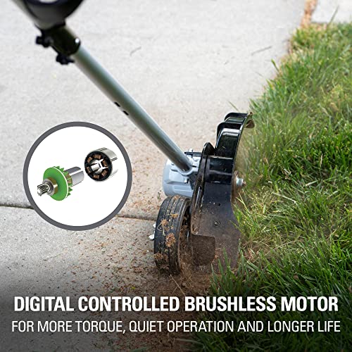 40V 8 Brushless Edger. 4.0Ah USB Battery and Charger Included