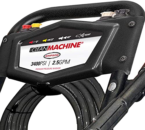SIMPSON Cleaning CM61083 Clean Machine 3400 PSI Gas Pressure Washer
